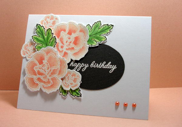 I used the samll carnation in the YOF - Carnations set and used the small carnation in the...