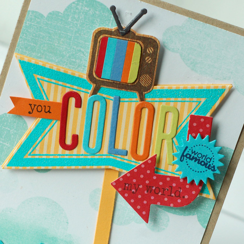 Stamps:  Polka Dot Parade #3, Ad Sense, Up, Up &amp; Away, Happy Trails<br />
Ink:  Aqua Mist,...