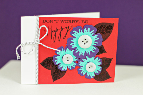 Stamps: Happiness In Bloom<br />
Dies: Beautiful Blooms 2<br />
Paper: Pure Poppy, Royal...