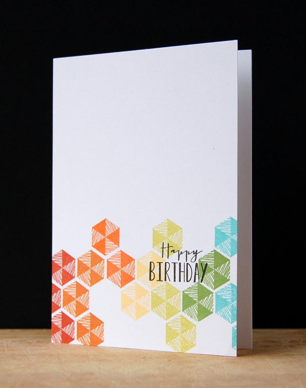 Cardstock: white<br />
Stamps: Sketched Shapes<br />
Ink: pure poppy, canyon clay, orange...