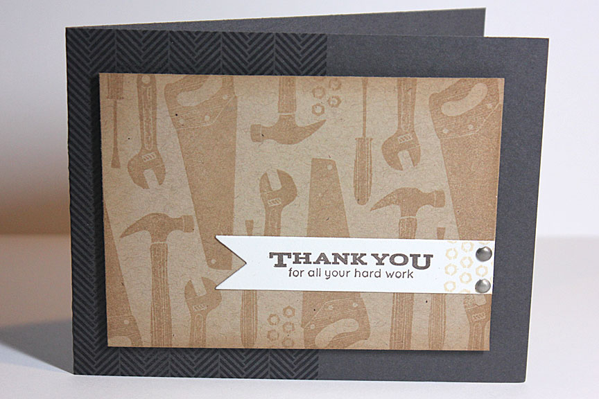 size: 5 1/2&quot; 4 1/4&quot;<br />
<br />
stamps: Handy Hardware, Background Basics:...