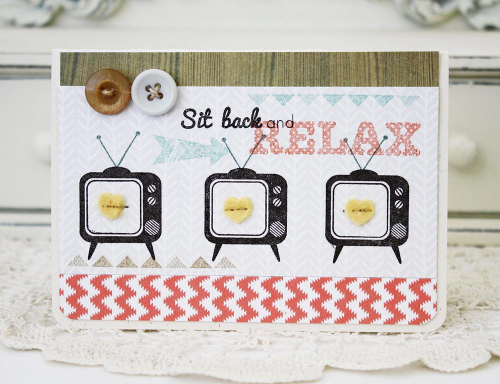 Papertrey Ink Supplies Used:<br />
Stamps:<br />
Polka Dot Parade #3, Sketched Shape<br />...