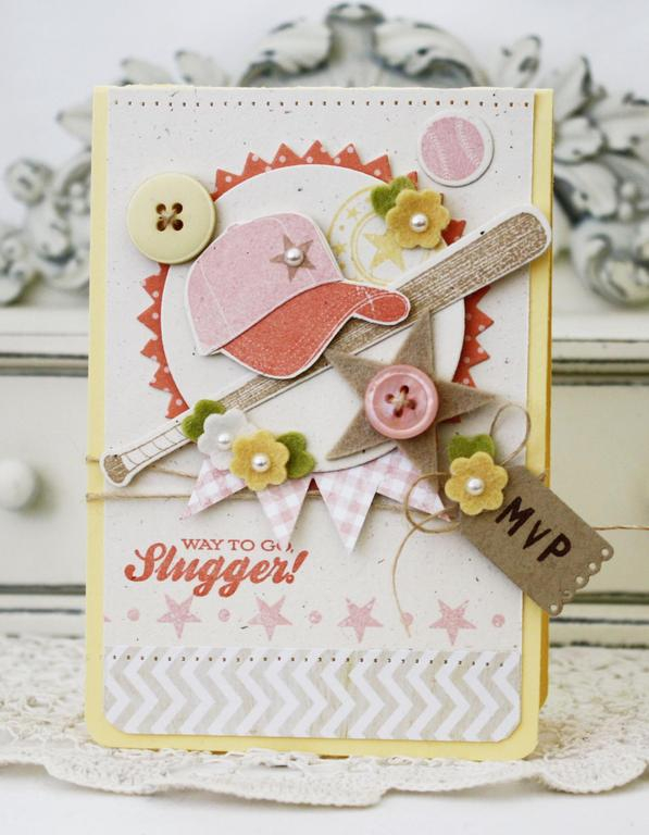 Papertrey Ink Supplies Used:<br />
Stamps:  7th Inning Stretch, All Star Team and Additions<br...