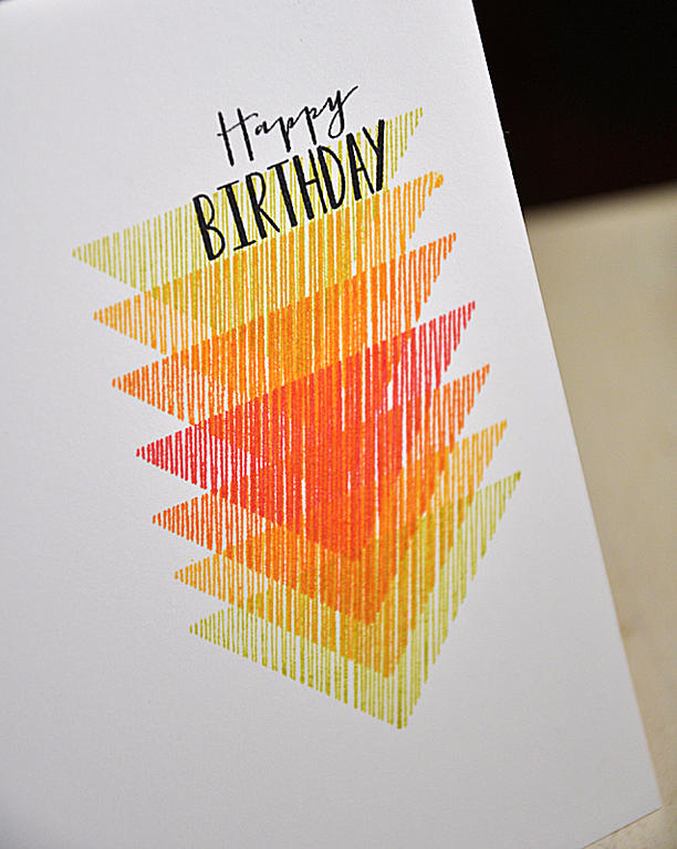 Stamps: Sketched Shapes<br />
Ink: Limeade Ice, Summer Sunrise, Orange Zest, Berry Sorbet &amp;...