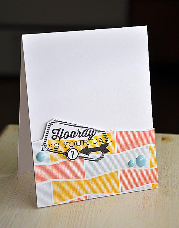 Stamps: Big Ticket Basics<br />
Ink: Melon Berry, Summer Sunrise, Spring Rain &amp; True...