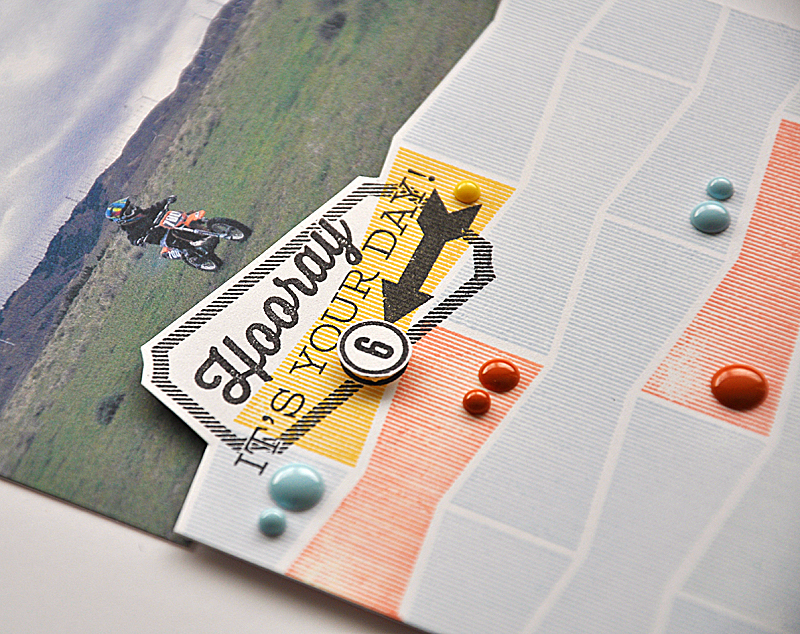 Stamps: Big Ticket Basics<br />
Ink: Melon Berry, Summer Sunrise, Spring Rain &amp; True...