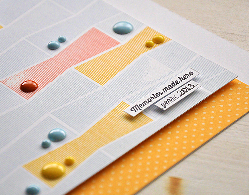 Stamps: Big Ticket Basics<br />
Ink: Melon Berry, Summer Sunrise, Spring Rain &amp; True...