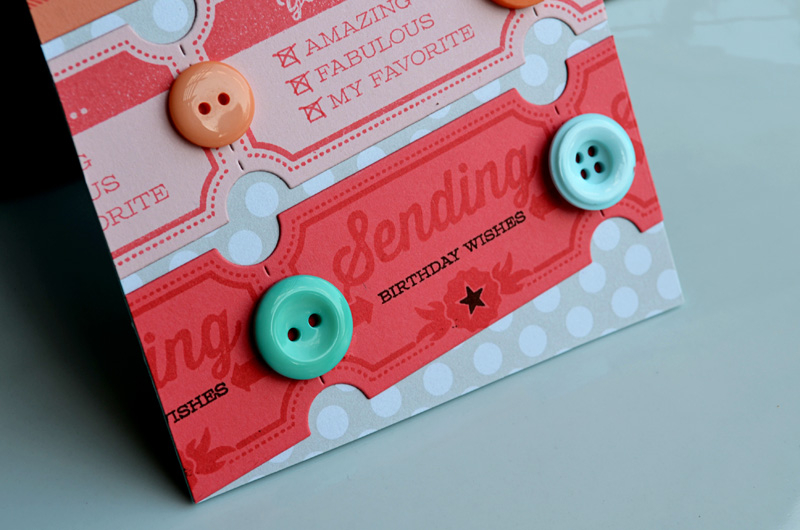 {Sending Birthday Wishes} card<br />
<br />
Stamps - Big Ticket Basics<br />
CS - Melon...