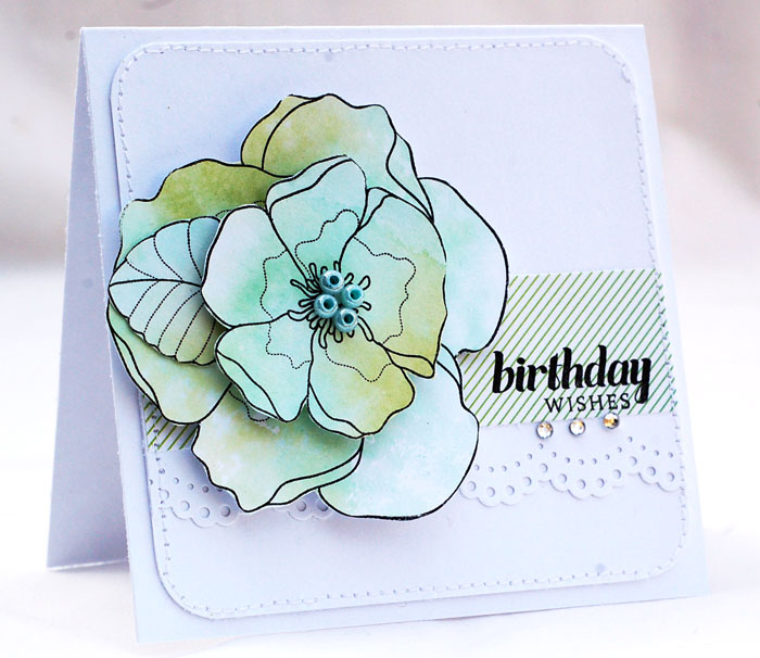 Watercolor Birthday Card 1