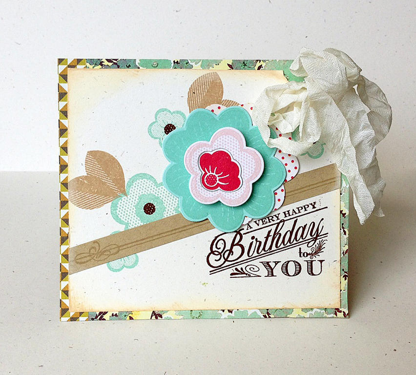 STAMPS: Ruby Rose, Boutique Borders: Baby<br />
INK: Pure Poppy, Sweet Blush, Aqua Mist, Dark...