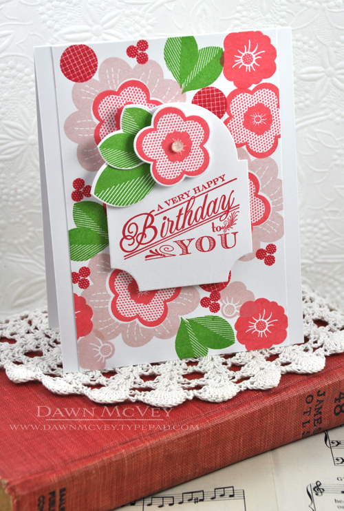Paper: stamper&#039;s select white<br />
Stamps: Ruby Rose<br />
Ink: pure poppy, sweet blush,...