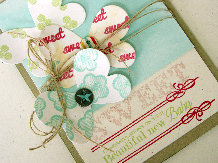 STAMPS: Boutique Borders: Baby, Stitched Alphabet, Ruby Rose and Polka Dot Parade #4<br />
INK:...