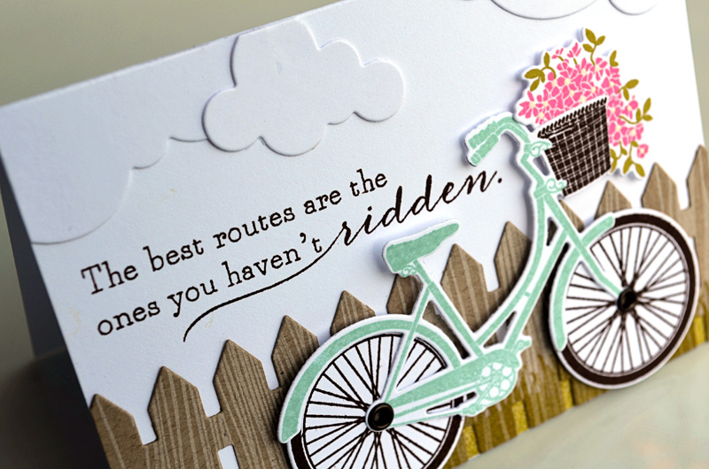 {Best Routes} card<br />
<br />
Stamps - Pedal Pusher, Hanging Out<br />
CS - White, Kraft<br...