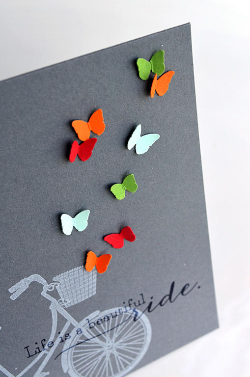 {Beautiful Ride} card <br />
<br />
Stamps - Pedal Pusher<br />
CS - Smokey Shadow, Aqua...