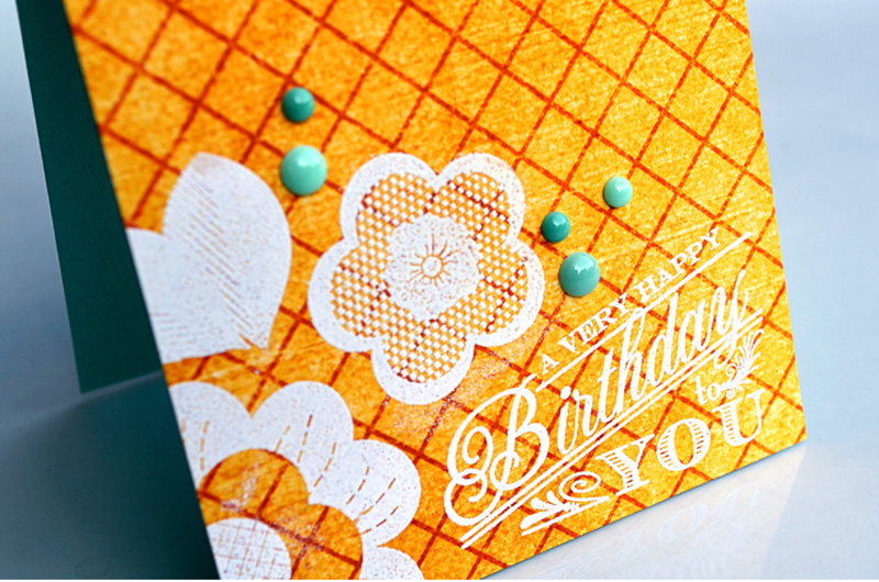 {Very Happy Birthday} card <br />
<br />
Stamps - Ruby Rose<br />
CS - Aqua Mist<br />
PP -...