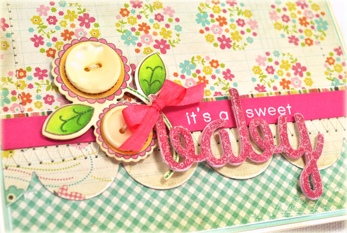 Stamps: Wonderful Words: Baby, Baby Button Bits<br />
Cardstock: Vintage Cream,Aqua MIst,...