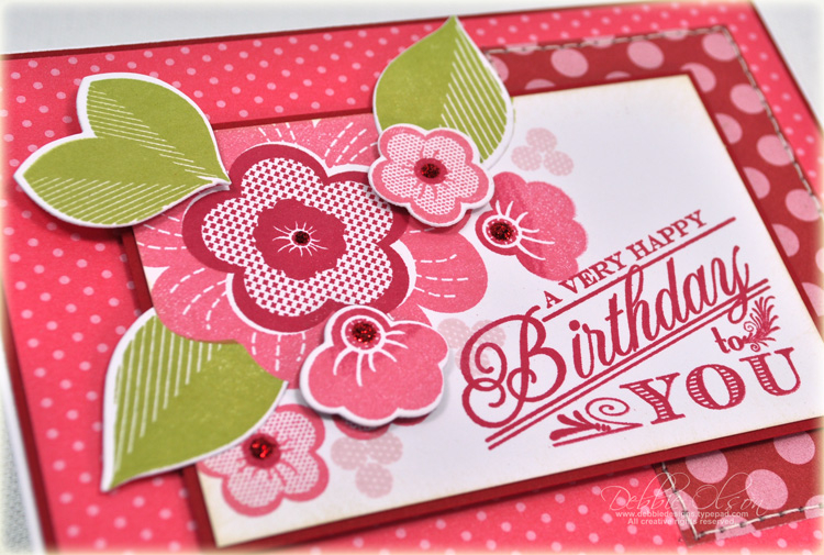 Stamps: Ruby Rose<br />
Cardstock: Stampers Select White, Pure Poppy<br />
Ink: Pure Poppy,...
