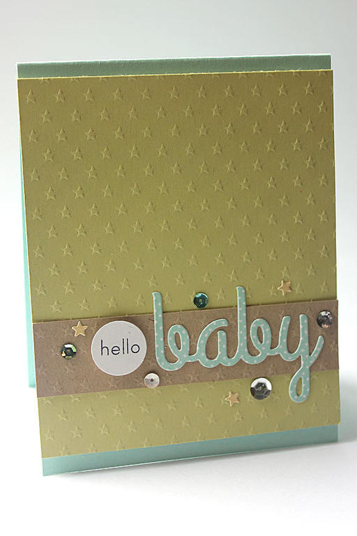 size: 4 1/4&quot; x 5 1/2&quot;<br />
<br />
stamps: Wonderful Words: Baby<br />
<br />
ink:...