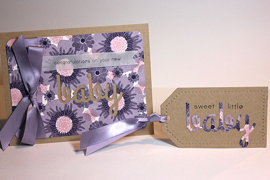 card size: 5 1/2&quot; x 4 1/4&quot;<br />
<br />
stamps: Wonderful Words: Baby, Happiness in...