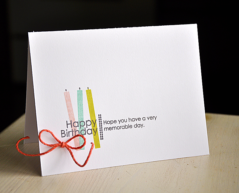 Stamps: Birthday Style &amp; Side By Side Sentiments<br />
Ink: Sweet Blush, Aqua Mist, Limeade...