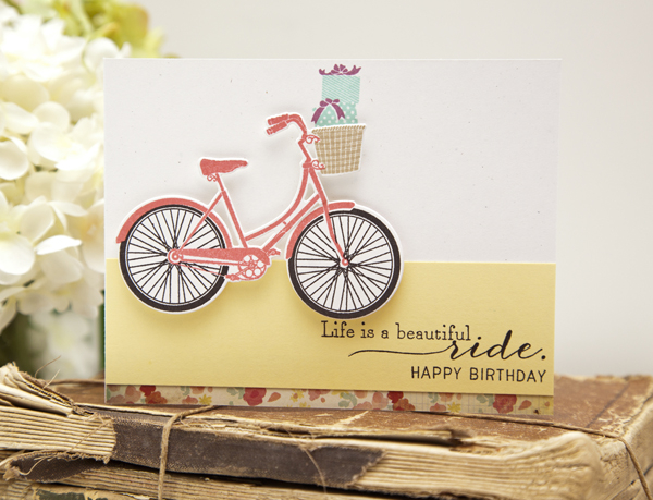 Supplies<br />
<br />
Stamps: Pedal Pusher<br />
Ink: Smokey Shadow, Berry Sorbet, Aqua Mist,...
