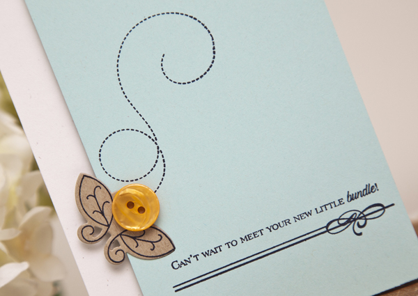 Supplies<br />
<br />
Stamps: Boutique Borders: Baby, Baby Button Bits<br />
Ink: True...