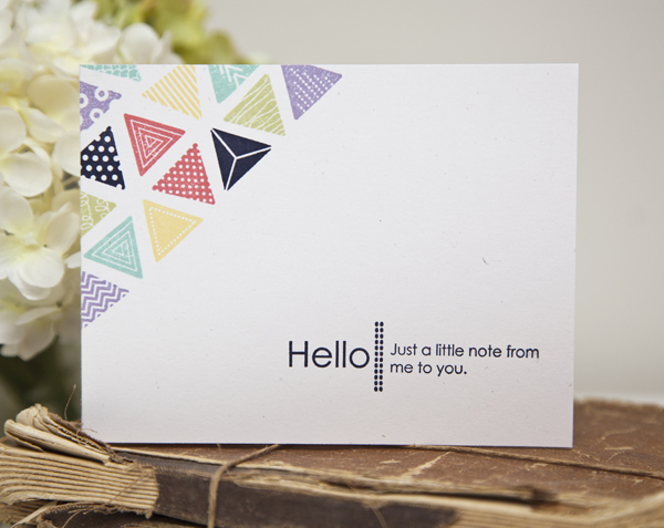 Supplies<br />
<br />
Stamps: Tiny Triangles, Side By Side Sentiments<br />
Ink: True Black,...