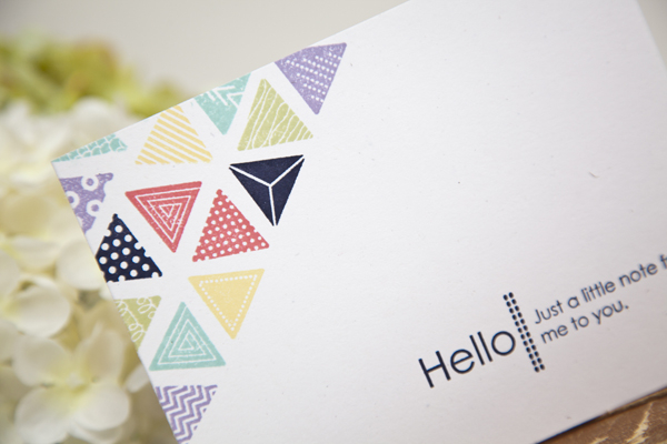 Supplies<br />
<br />
Stamps: Tiny Triangles, Side By Side Sentiments<br />
Ink: True Black,...