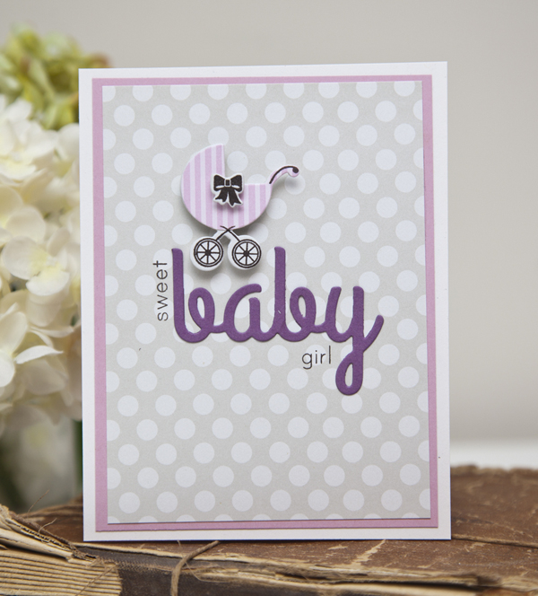 Supplies<br />
<br />
Stamps: Wonderful Words: Baby, Polka Dot Parade #4<br />
Ink: Smokey...