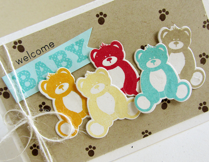 STAMPS: Polka Dot Parade #4<br />
INK: Summer Sunrise, Harvest Gold, Pure Poppy, Hawaiian...