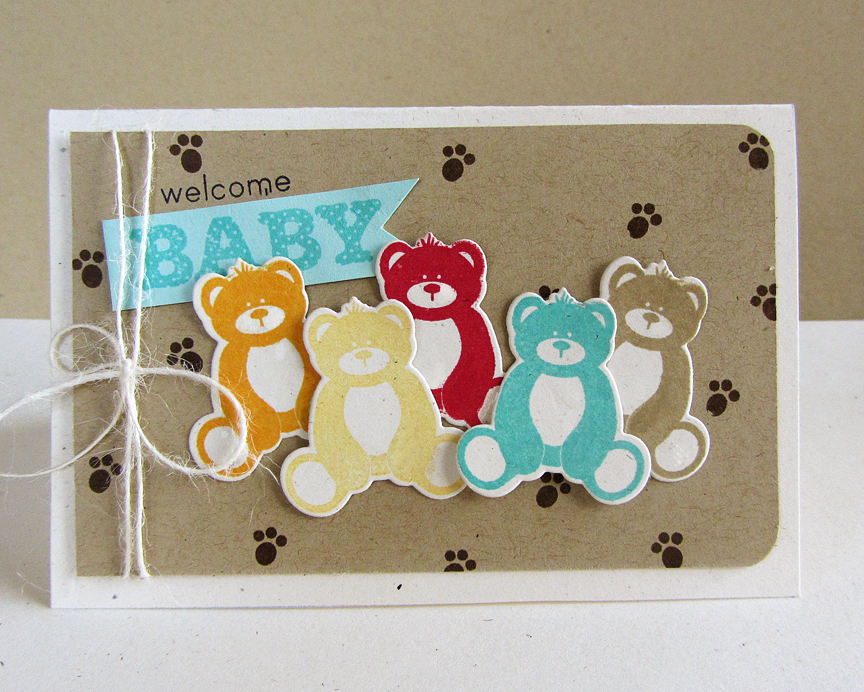 STAMPS: Polka Dot Parade #4<br />
INK: Summer Sunrise, Harvest Gold, Pure Poppy, Hawaiian...