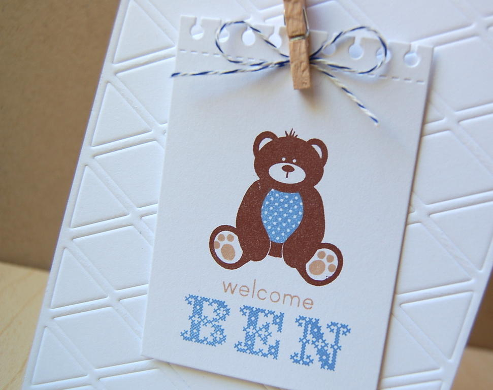 Cardstock: white<br />
Stamps: Polka Dot Parade #4, Stitched Alphabet<br />
Ink: dark...
