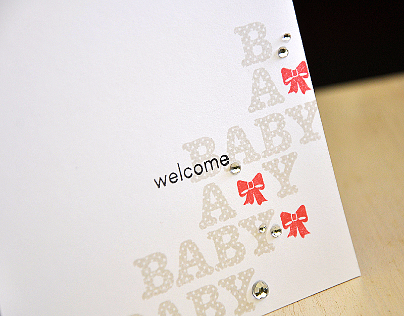 Stamps: Polka Dot Parade #4<br />
Ink: Soft Stone, Berry Sorbet &amp; True Black<br />...