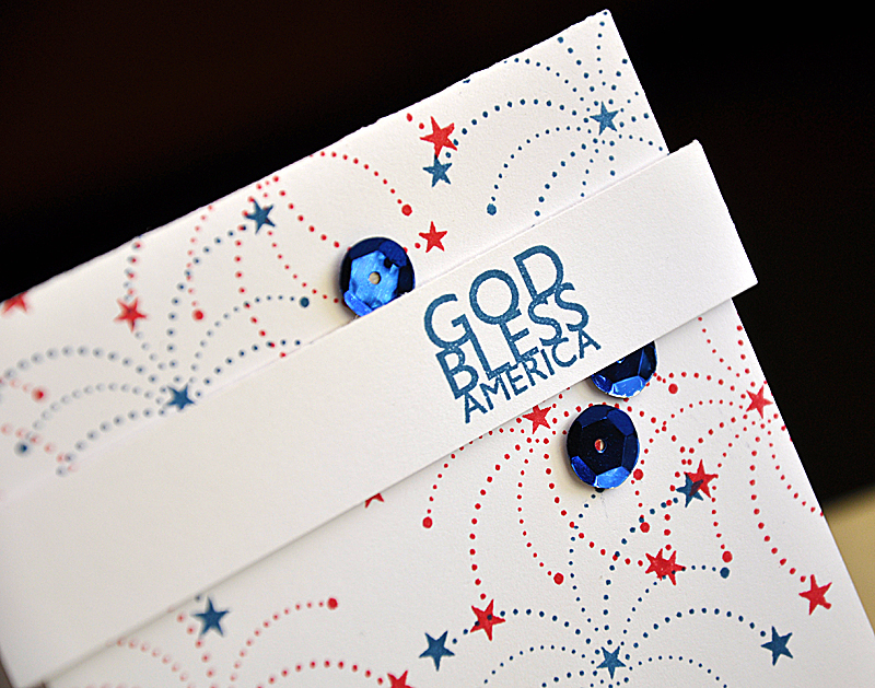 Stamps: Red, White &amp; Blue<br />
Ink: Pure Poppy &amp; Enchanted Evening<br />
Cardstock:...