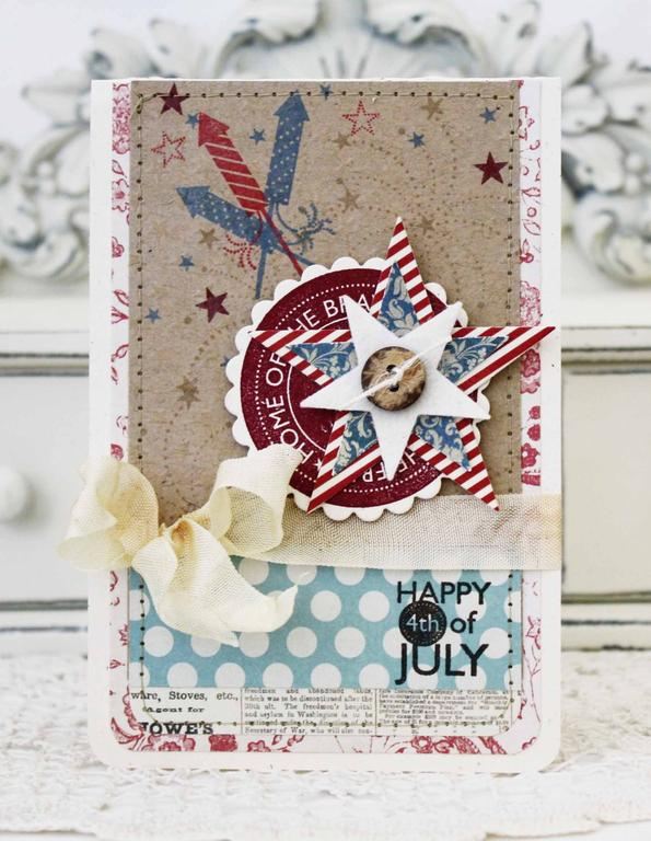 Papertrey Ink Supplies Used:<br />
Stamps:<br />
Red, White, &amp; Blue<br />
Ink:<br />...