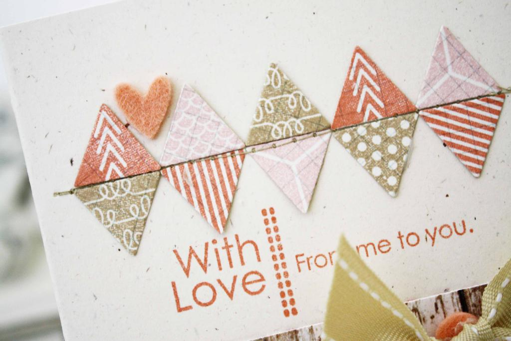 Papertrey Ink Supplies Used:<br />
Stamps:<br />
Tiny Triangles and Side by Side Sentiments<br...