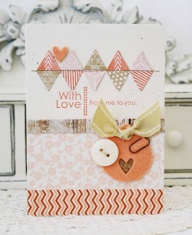 Papertrey Ink Supplies Used:<br />
Stamps:<br />
Tiny Triangles and Side by Side Sentiments<br...