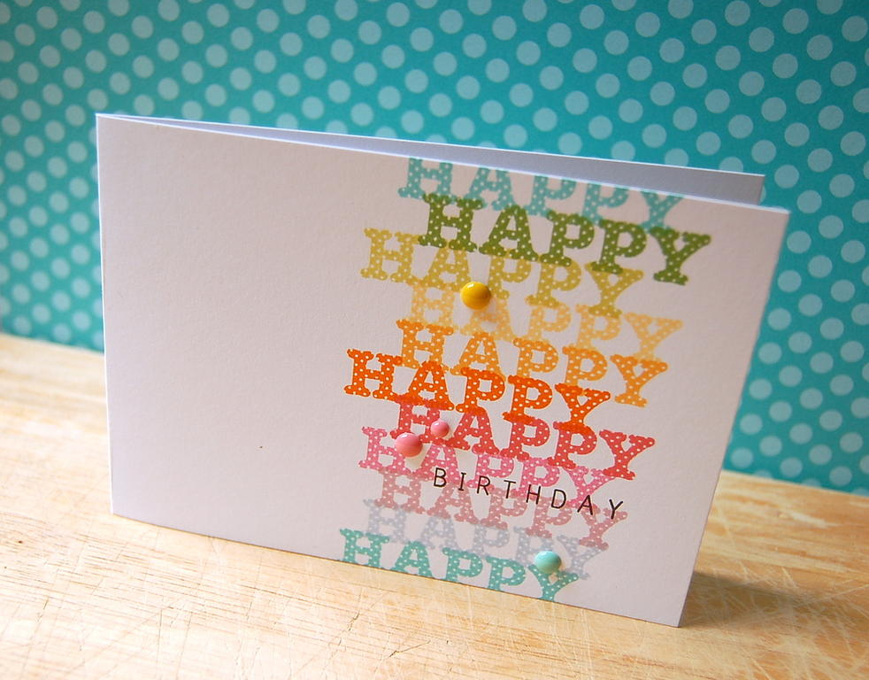 Cardstock: white<br />
Stamps: Polka Dot Parade #5<br />
Ink: hawaiian shores, new leaf,...