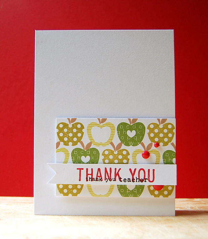 Cardstock: white<br />
Stamps: Back to School, Teacher Tickets, Antique Alphabet<br />
Ink:...