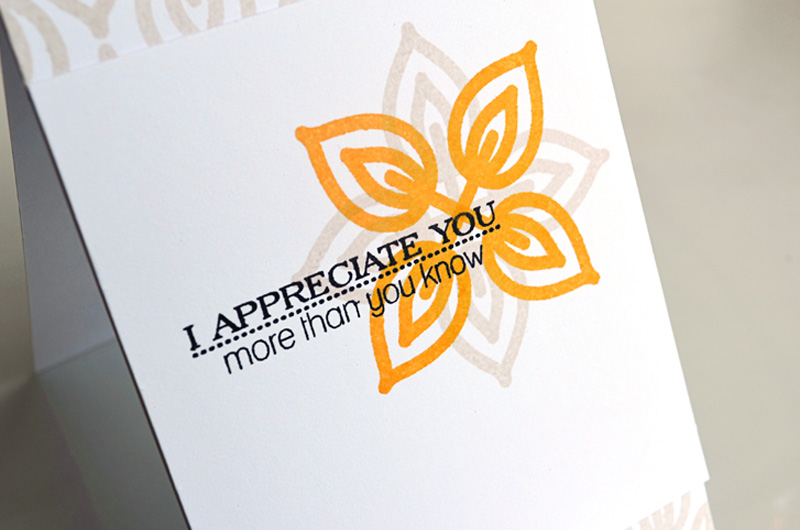 {More Than You Know} card <br />
<br />
Stamps - Round Repeats, Boutique Borders: Thanks<br />...