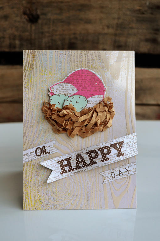 {Oh Happy Day} card<br />
<br />
Stamps - Polka Dot Parade #5, Friendship Jar Spring...