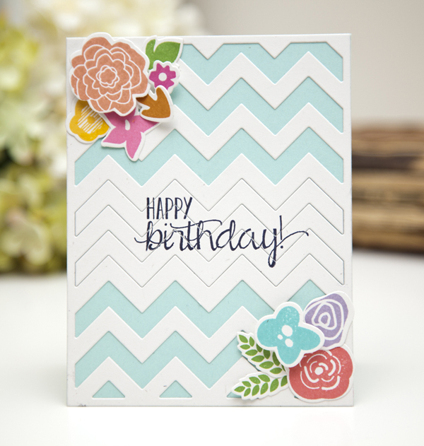 Supplies<br />
<br />
Stamps: Bigger Blooms<br />
Ink: true black, hibiscus burst, summer...