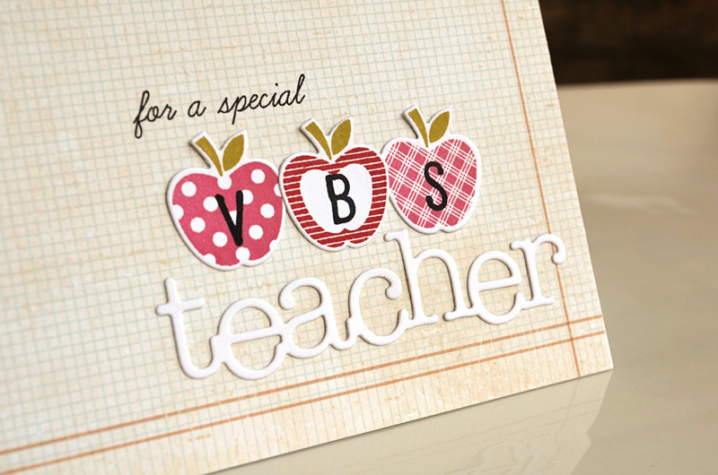 {Special Teacher} card <br />
<br />
Stamps - Wonderful Words: Teacher, Back to School,...
