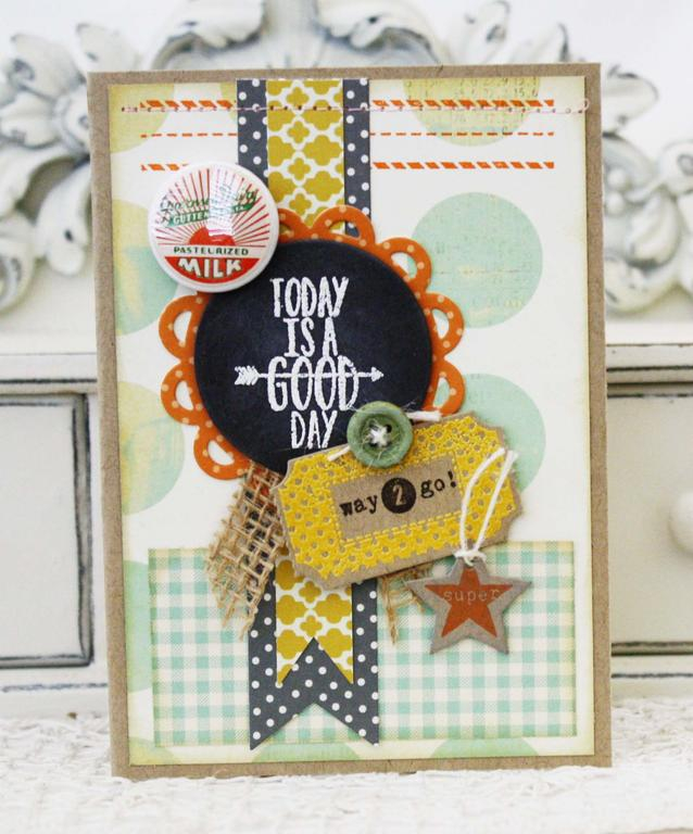 Papertrey Ink Supplies Used:<br />
Stamps:<br />
Teacher Tickets, Live Love Life<br />...