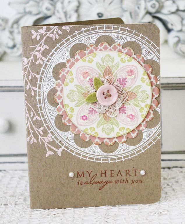 My Heart...Card<br />
<br />
Papertrey Ink Supplies Used:<br />
<br />
Stamps:<br />
Round...