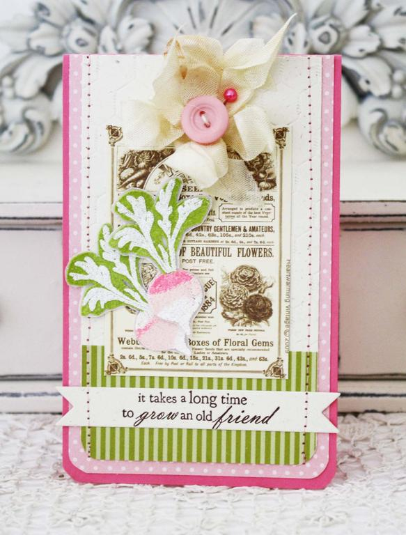 Friend Card<br />
<br />
Papertrey Ink Supplies Used:<br />
Stamps:<br />
Vegetable Garden,...