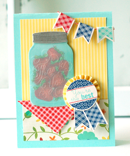 Stamps:  First Place, Friendship Jar, Friendship Jar Summer Fillers, Scrolling Script<br />...