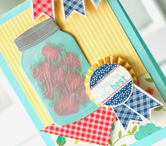 Stamps:  First Place, Friendship Jar, Friendship Jar Summer Fillers, Scrolling Script<br />...