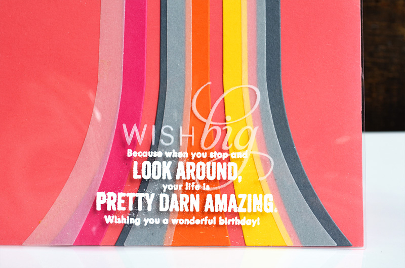 {Wish Big} card<br />
Stamps - Inside &amp;amp; Out: Birthday II, Stylish Sentiments:...