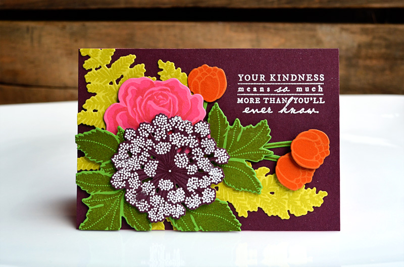 {More Than You&#039;ll Ever Know} card<br />
<br />
Stamps - Meadow Greens, The Sweet Life,...